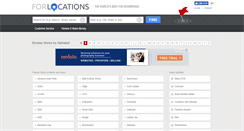 Desktop Screenshot of forlocations.com